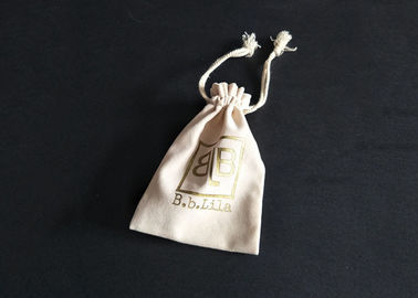 Chiny Kolczyki Biżuteria Prezent Aksamitne torby ze sznurkiem Białe opakowanie z możliwością recyklingu fabryka
