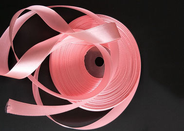 Chiny Cienki, różowy kolor wstążki rypsowej Gładki materiał nadający się do recyklingu fabryka