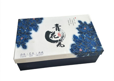 Chiny Wydrukowano kolorowe pudełko z pokrywkami i podstawowymi zestawami do herbaty w stylu chińskim fabryka