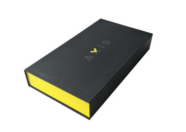 Chiny Matowe czarne pudełko z książkami w kształcie magnesów Opakowanie elektroniczne Matowa powierzchnia laminowana fabryka