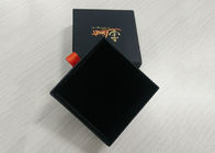 Przesuwane tekturowe pudełka z czarnego papieru Ekologiczne projektowanie mody dostawca