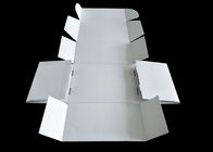 Składane papierowe składane pudełka do pakowania, pudełka z tektury falistej w kolorze białym dostawca