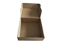 Laminowane okładki Brązowy papier składane pudełka, składane pudełko brązowy kwadrat dostawca