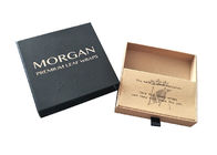 Sztywna czarna skrzynia z szufladą w papierowym pudełku z wewnętrznym pakowaniem palet dostawca