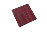 Głębokie, czerwone drewno, kolor pokrywy i podstawy pudełka z aksamitnej powierzchni wewnętrznej 1200 g / m2 dostawca