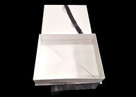 Biały składany karton pudełko do pakowania odzieży ze wstążką dostawca