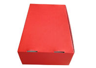 Luksusowe czerwone pudełko na papier, opakowanie z tektury falistej na kapelusze / opakowanie do dekoracji dostawca