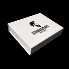 Pudełko w kształcie białej książki Czarne tłoczenie Logo Zamknięcie magnesu z wkładką z pianki EVA dostawca