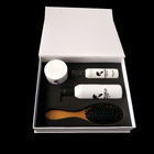 Pudełko w kształcie białej książki Czarne tłoczenie Logo Zamknięcie magnesu z wkładką z pianki EVA dostawca