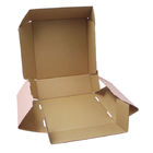 Kolor różowy drukowane pudełka wysyłkowe 27 x 22 x 6,5 cm Logo tłoczenia złota dostawca