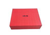 Sprzedaż hurtowa niestandardowych czerwone składane pudełka magnetyczne do pakowania ubrań dostawca
