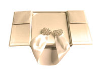 Zaproszenie na ślub Dekoracyjne pudełka na prezenty 2 strony otwarte na zamówienie ze wstążką dostawca