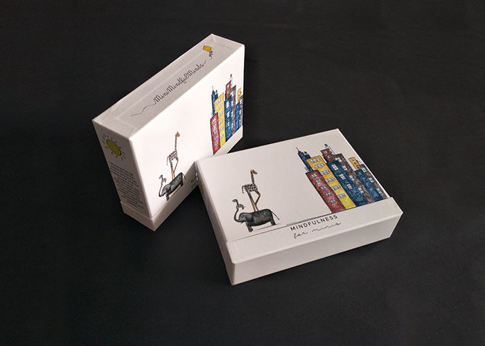 Kolorowy wzór drukowania sztywne pudełko z pokrywką Booklet Books opakowanie przesuwne szuflady dostawca