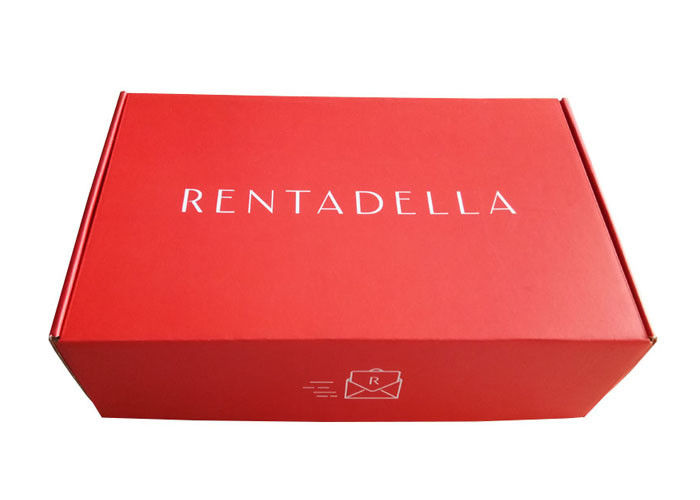 Luksusowe czerwone pudełko na papier, opakowanie z tektury falistej na kapelusze / opakowanie do dekoracji dostawca