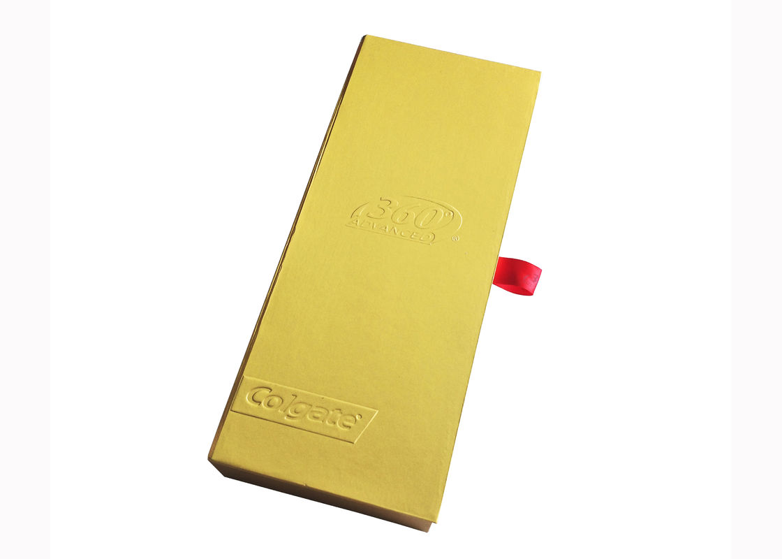 Matowe kartonowe pudełko na papier do matowania z matowym złotem dostawca