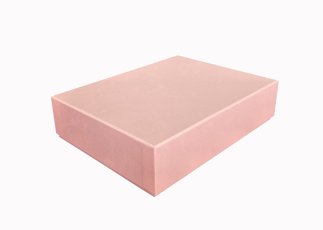 Eleganckie różowe pudełka z pokrywką i podstawą, kartonowe pudełka na prezenty dostosowane do indywidualnych potrzeb dostawca