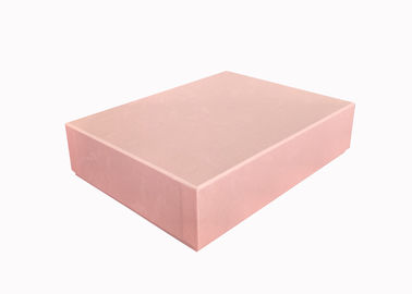 Eleganckie różowe pudełka z pokrywką i podstawą, kartonowe pudełka na prezenty dostosowane do indywidualnych potrzeb