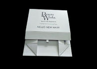 Białe kartonowe składane pudełka, pudełko z pokrywką do przechowywania przedłużania włosów dostawca